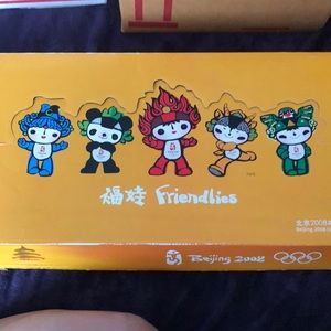 RARE 2008 Beijing Olympics Friendlies Shot Glasses